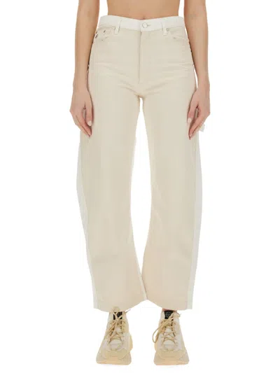 Stella Mccartney Utility Banana Leg Jeans In Size 27 In Beige