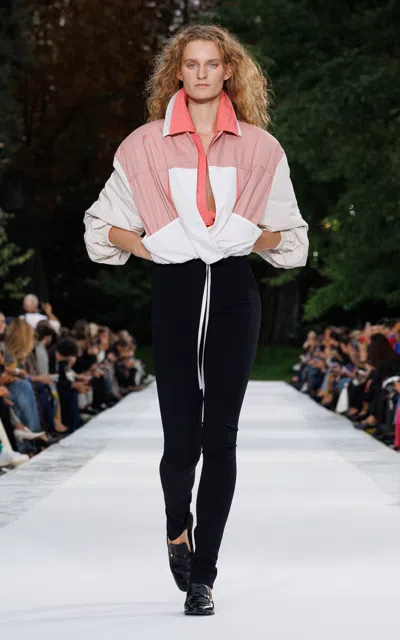 Stella Mccartney Utility Washed Nylon Jacket In Pink