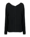 Stella Mccartney V-neck Blouse In Black