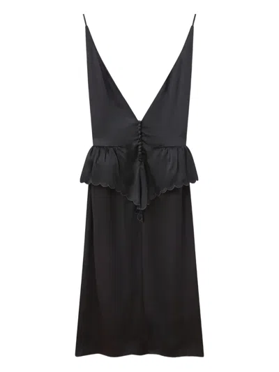 Stella Mccartney V-neck Dress In Black