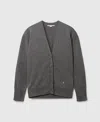 Stella Mccartney V-neck Long Sleeved Cardigan In Gray