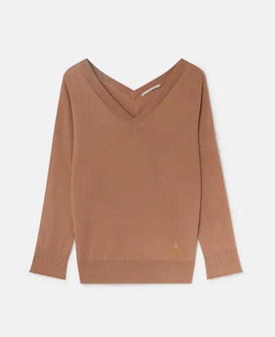 STELLA MCCARTNEY V-NECK LONG SLEEVED SWEATER
