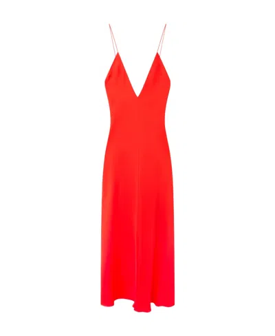 STELLA MCCARTNEY STELLA MCCARTNEY V-NECK MAXI DRESS