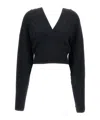 Stella Mccartney Cosy Knit Hoodie In Black
