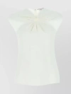 STELLA MCCARTNEY V NECKLINE SLEEVELESS TOP WITH CUT-OUTS