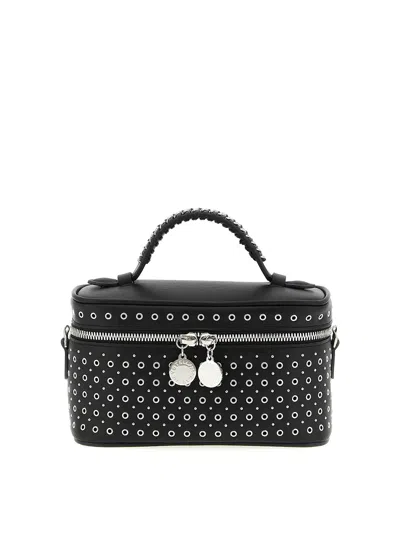 Stella Mccartney Vanity Falabella Crossbody Bag In Black
