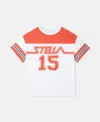 Stella Mccartney Varsity Logo Graphic T-shirt In Red/white