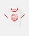Stella Mccartney Varsity Logo Graphic T-shirt In White