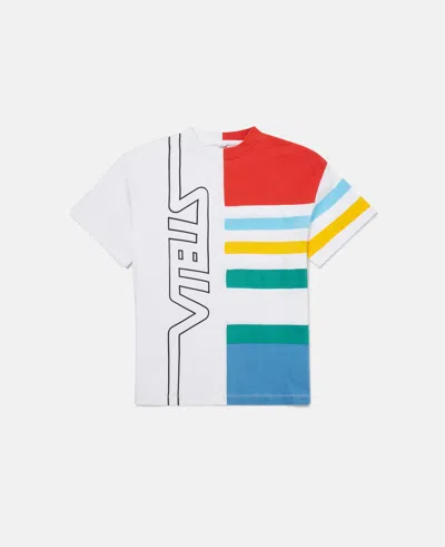 Stella Mccartney Varsity Logo Graphic T-shirt In White