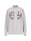 Stella Mccartney Varsity Polo Sweatshirt In Gray