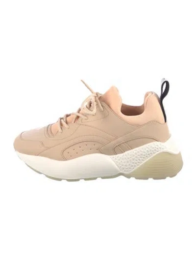 Pre-owned Stella Mccartney Vegan Leather Chunky Sneakers In Pink
