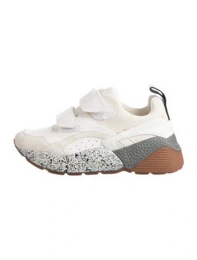 Pre-owned Stella Mccartney Vegan Leather Chunky Sneakers In White