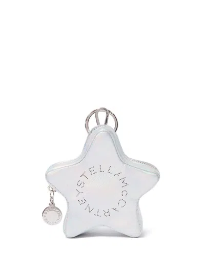 Stella Mccartney Vegan Leather Coin Purse In Silver