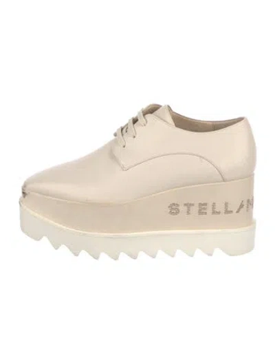 Pre-owned Stella Mccartney Vegan Leather Crystal Embellishments Sneakers In Pink