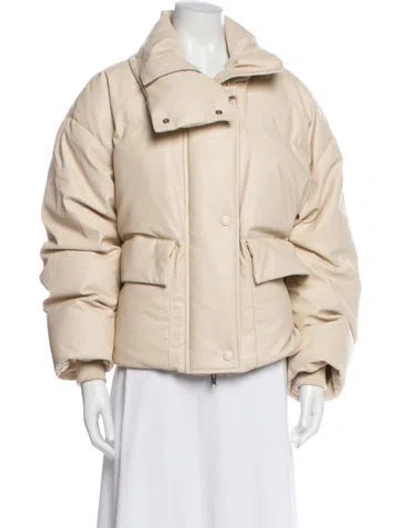 Pre-owned Stella Mccartney Vegan Leather Jacket In Neutral