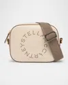 Stella Mccartney Vegan Leather Logo Shoulder Bag In Gray
