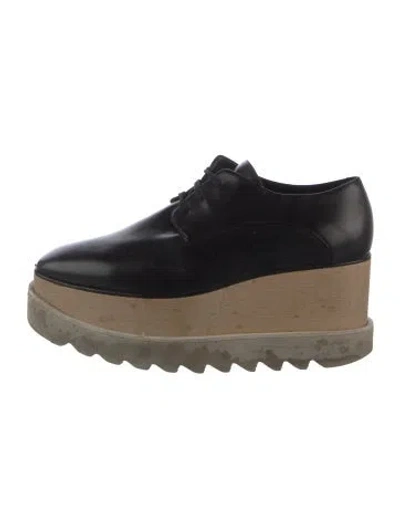 Pre-owned Stella Mccartney Vegan Leather Pumps In Black