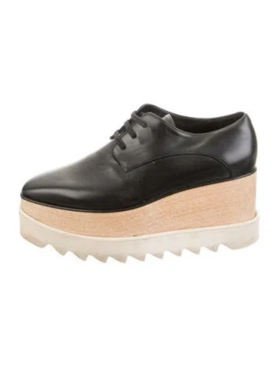 Pre-owned Stella Mccartney Vegan Leather Pumps In Black