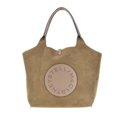 Stella Mccartney Vegan Leather Reversible Tote Bag In Brown