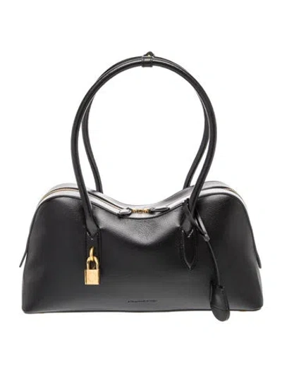 Pre-owned Stella Mccartney Vegan Leather Shoulder Bag In Black