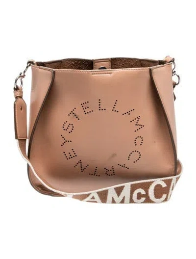 Pre-owned Stella Mccartney Vegan Leather Shoulder Bag In Brown