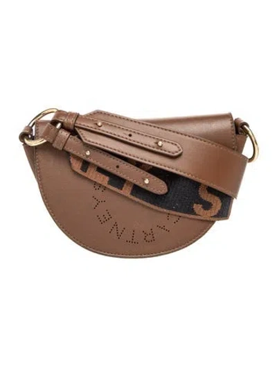 Pre-owned Stella Mccartney Vegan Leather Shoulder Bag In Brown