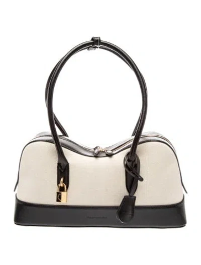 Pre-owned Stella Mccartney Vegan Leather Shoulder Bag In Neutral