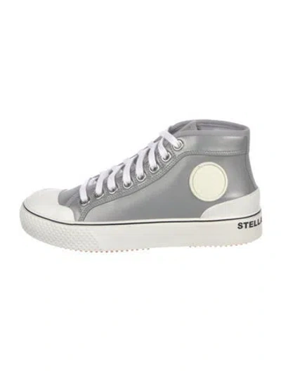 Pre-owned Stella Mccartney Vegan Leather Sneakers In Gray
