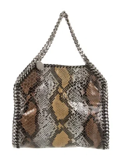 Pre-owned Stella Mccartney Vegan Leather Top Handle Bag In Multi