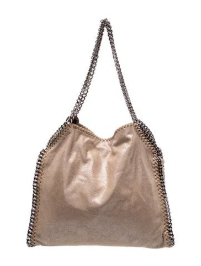 Pre-owned Stella Mccartney Vegan Leather Tote In Brown