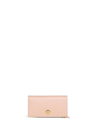 Stella Mccartney Vegan Leather Tri-fold Wallet In Pink
