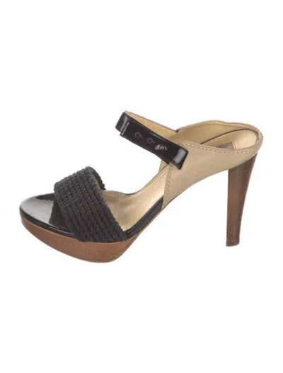 Pre-owned Stella Mccartney Vegan Patent Leather Sandals