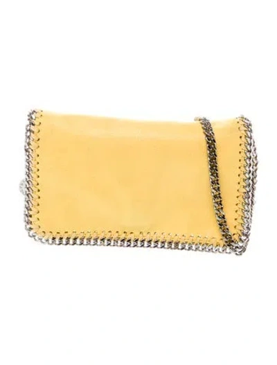 Pre-owned Stella Mccartney Vegan Suede Clutch In Neutral