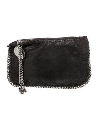 Pre-owned Stella Mccartney Vegan Suede Crossbody Bag In Black