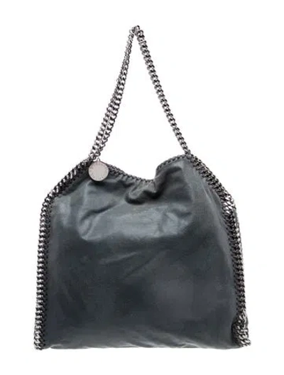 Pre-owned Stella Mccartney Vegan Suede Tote In Gray