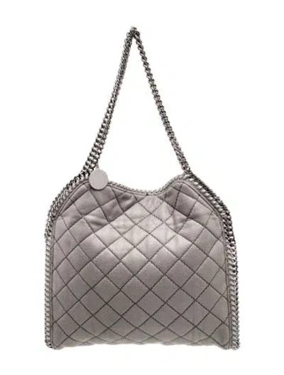 Pre-owned Stella Mccartney Vegan Suede Tote In Grey