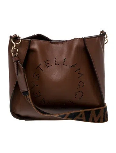 Pre-owned Stella Mccartney Vegetarian Leather Bucket Bag In Brown