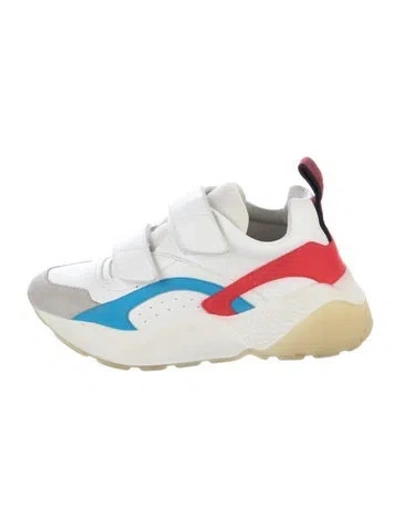 Pre-owned Stella Mccartney Vegetarian Leather Chunky Sneakers In White