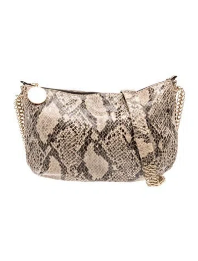 Pre-owned Stella Mccartney Vegetarian Leather Clutch In Brown