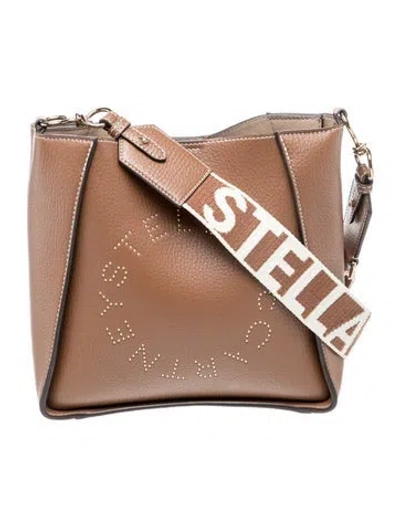 Pre-owned Stella Mccartney Vegetarian Leather Crossbody Bag In Brown