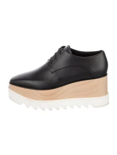 Pre-owned Stella Mccartney Vegetarian Leather Oxfords In Blue
