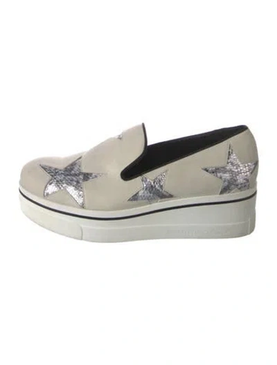 Pre-owned Stella Mccartney Vegetarian Leather Patterned Pumps