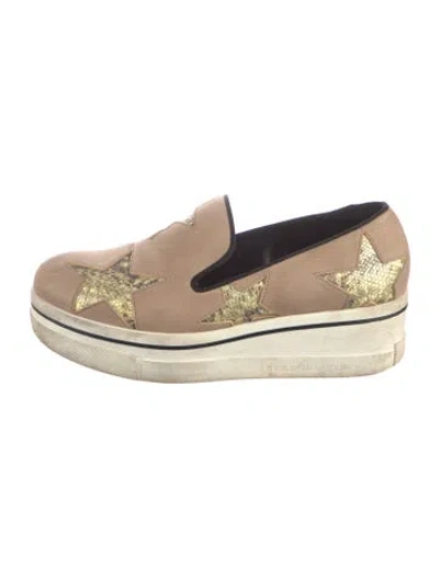 Pre-owned Stella Mccartney Vegetarian Leather Printed In Neutral
