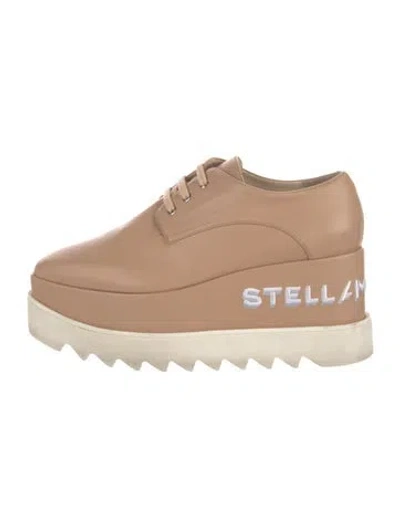Pre-owned Stella Mccartney Vegetarian Leather Pumps In Neutral