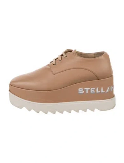 Pre-owned Stella Mccartney Vegetarian Leather Pumps In Neutrals