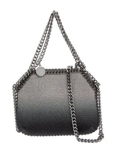 Pre-owned Stella Mccartney Vegetarian Leather Shoulder Bag In Gray