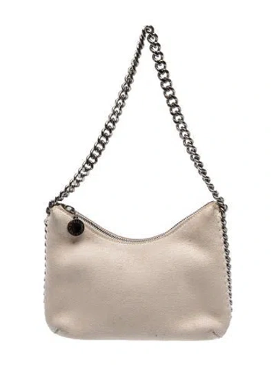 Pre-owned Stella Mccartney Vegetarian Leather Shoulder Bag In Gray
