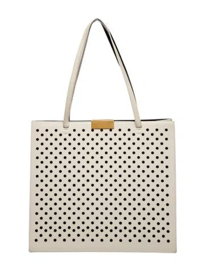 Pre-owned Stella Mccartney Vegetarian Leather Shoulder Bag In Neutral