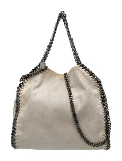 Pre-owned Stella Mccartney Vegetarian Leather Shoulder Bag In Neutral