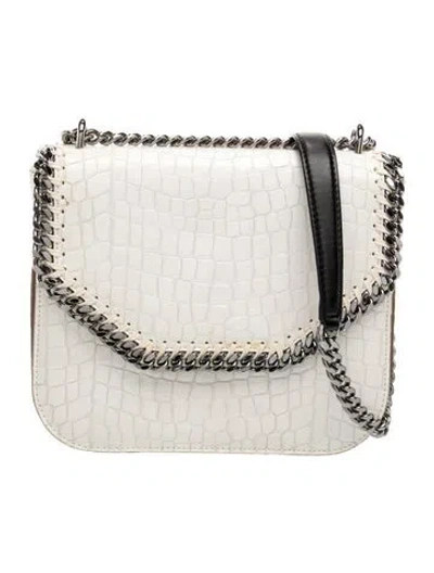 Pre-owned Stella Mccartney Vegetarian Leather Shoulder Bag In White